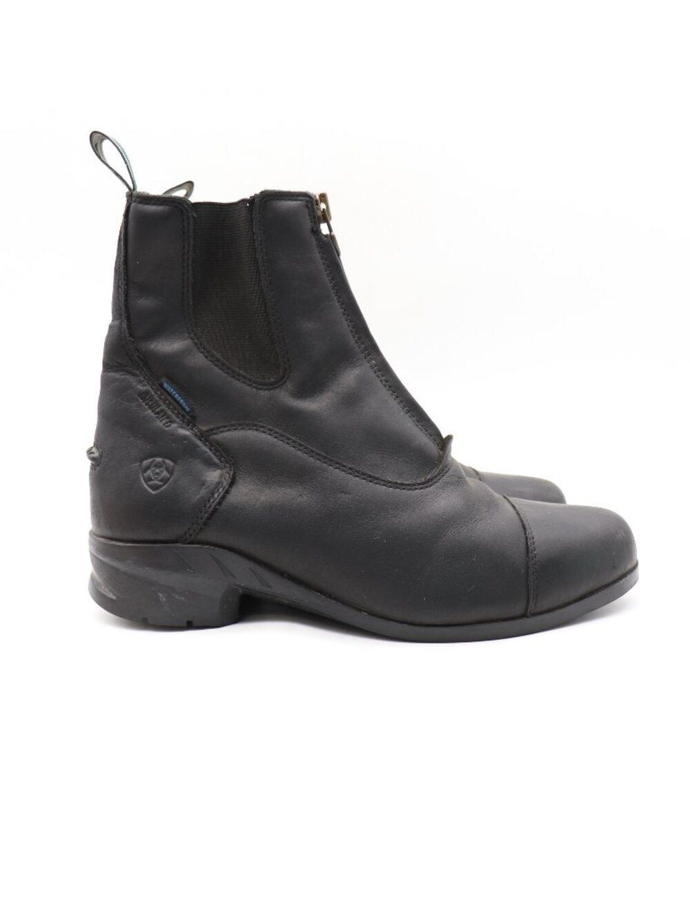 Ariat Heritage IV Zip Women's Size 8 B Waterproof Paddock Black Leather Boots